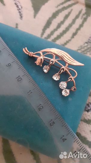 Брошь серебро 875 СССР