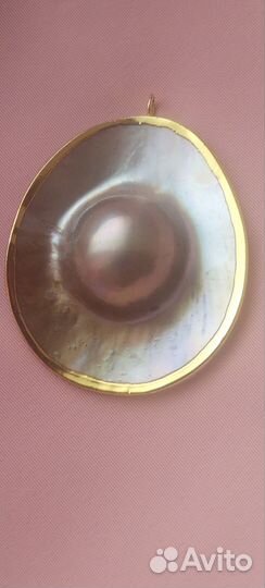 Кулон перламутр жемчуг