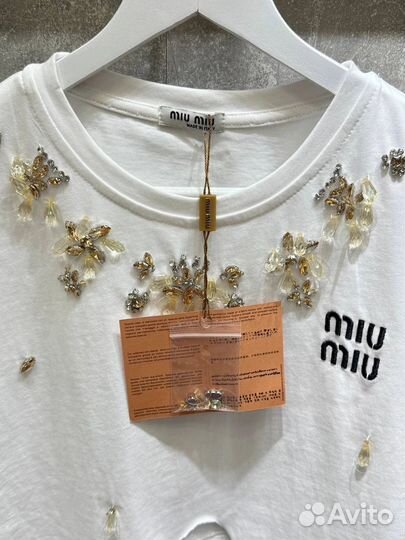 Футболка женская miu miu lux