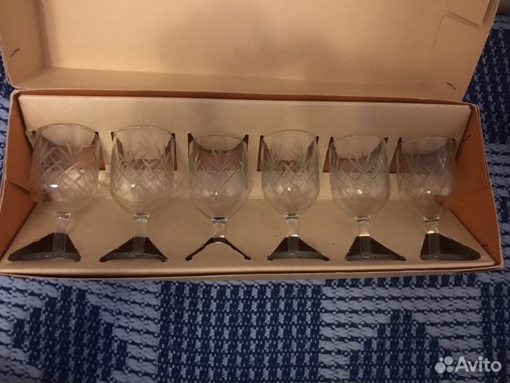 Подарочный набор рюмок Олимпиада 80 (хрусталь СССР