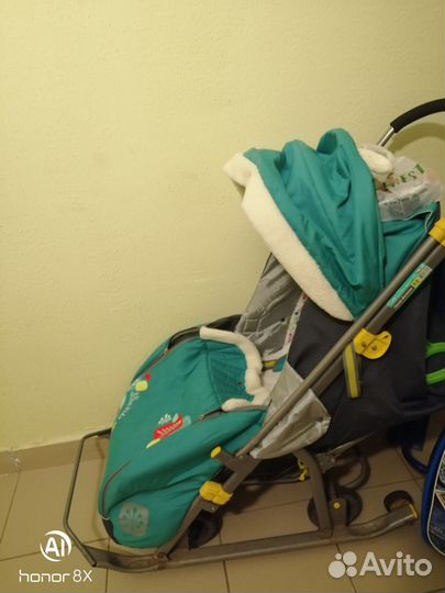 Детские сани с колесами