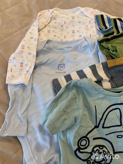 Вещи пакетом на мальчика 74 80 86