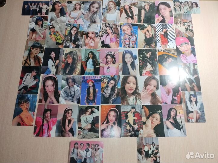 Карточки (G)i-dle, Stray kids, Blackpink, Itzy