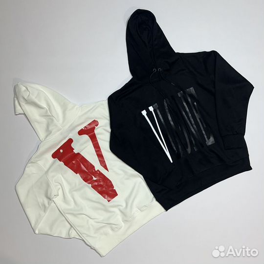 Худи vlone белая