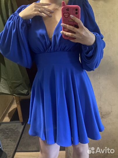 Платье lichi синее
