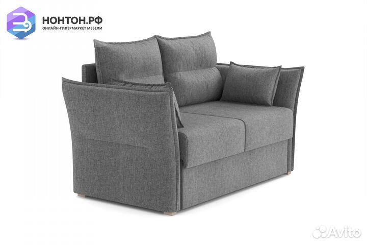 Диван 2-х местный Бруклин серый