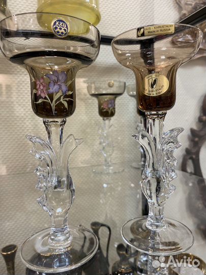 Хрустальные подсвечники и не только винтаж