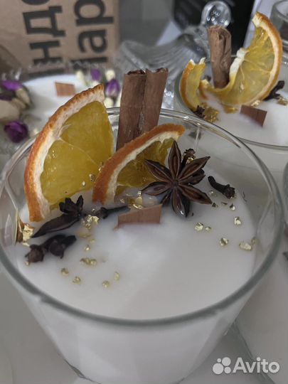 Свечи ручной работы новогодние