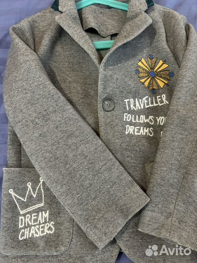 Пиджак Gulliver 128 (+рубашка в подарок)