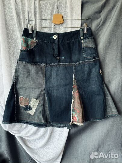 Юбка пэчворк