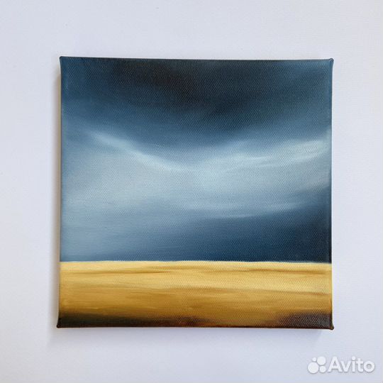 Картина маслом «Поле»