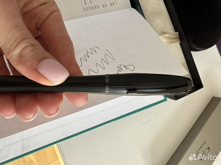 Ручка parker роллер im royal monochrome titanium