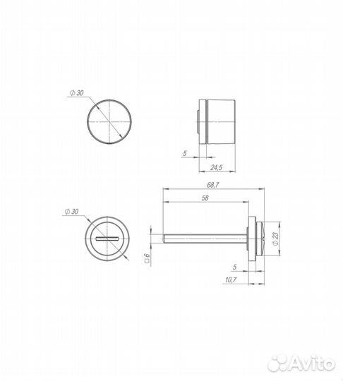 Ручка Armadillo BK6.R.ART30 BL-26 черный