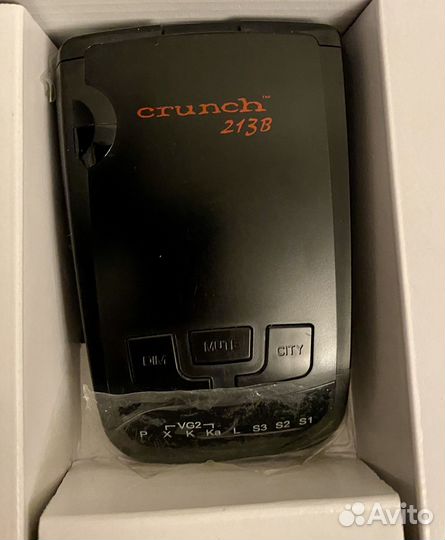 Радар детектор crunch