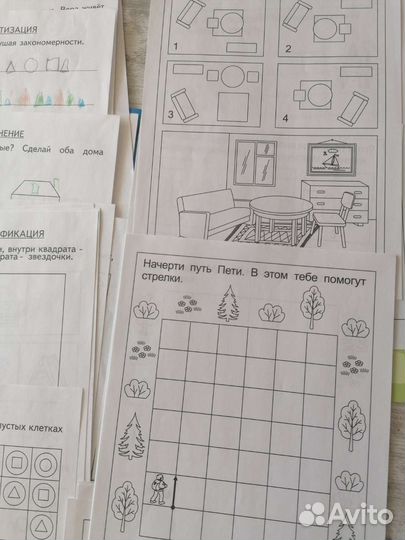 Детские книги, тетради развивающие от 4лет