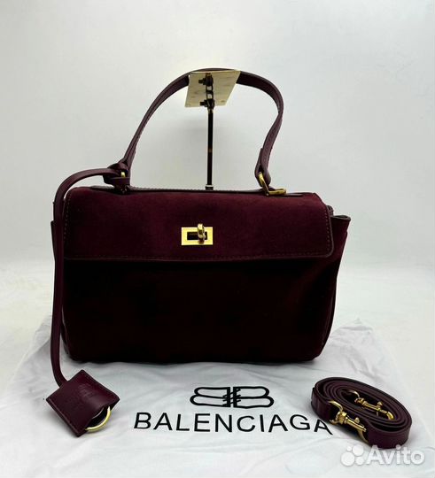 Сумка женская натуральная замша Balenciaga