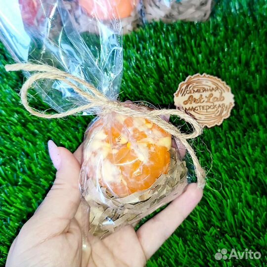 Новогоднее мыло ручной работы