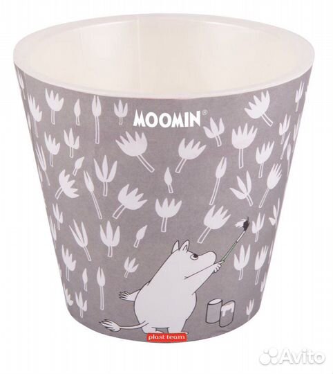 Горшок керамика и пластик