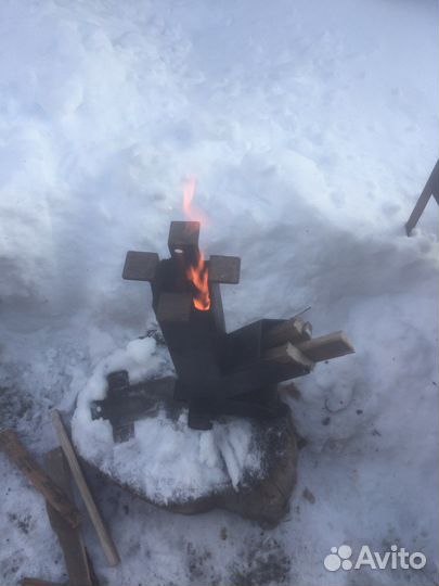 Печь ракета