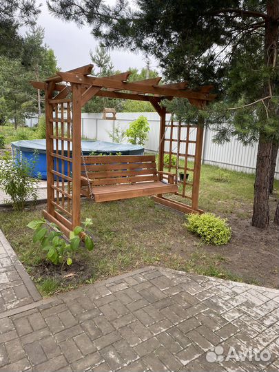 Качели пергола