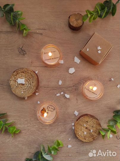 Свеча с тайным посланием. Кастомизация,лого,опт