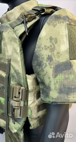 Бронежилет с кевларом С2 Защитник Макс Мох