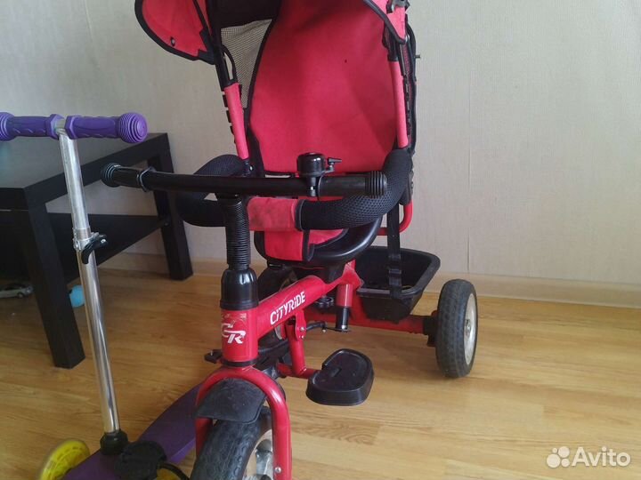 Детский трехколесный велосипед бу