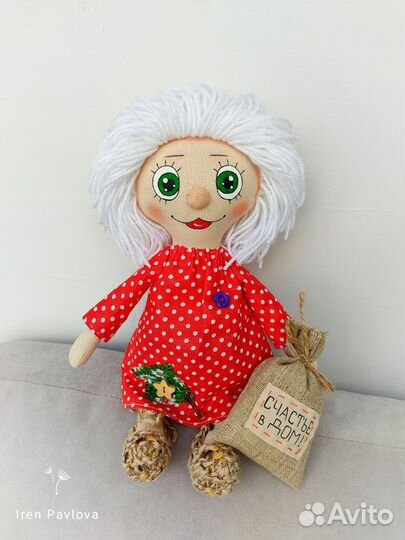 Баба Яга и домовёнок в стиле тильда