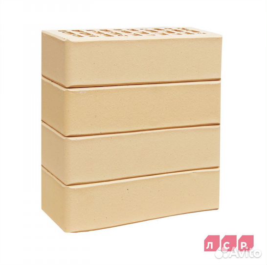 Кирпич лицевой бежевый