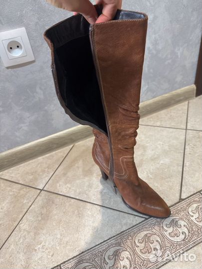 Сапоги женские натуральная кожа