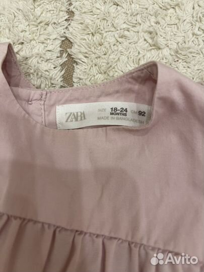 Блуза zara для девочки 92