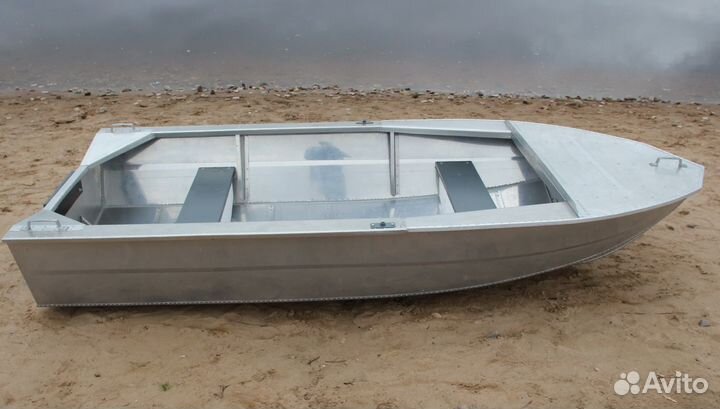 Алюминиевая лодка Мста-Н 3 м., новая, с вёслами
