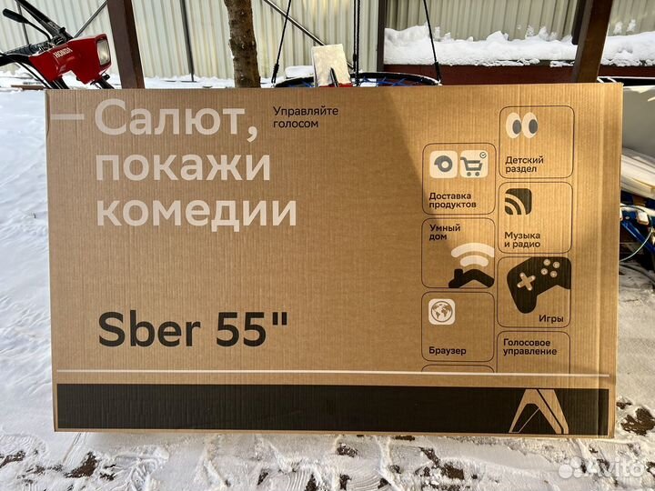 Телевизор Sber SDX-55U4127, 55