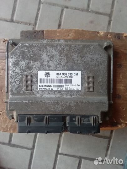 Эбу simos 3.3 A 06A 906 033 DM