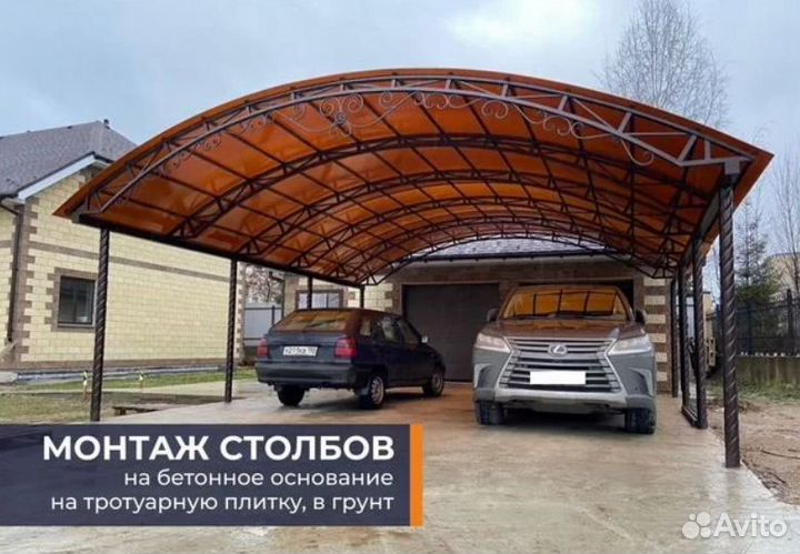 Навесы по вашим параметрам