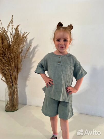 Муслиновый костюм для детей