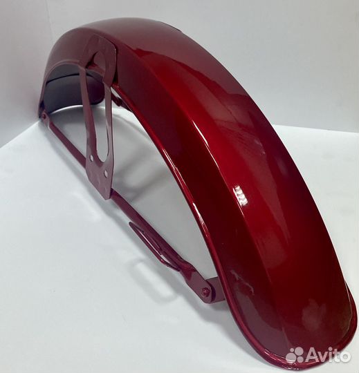 Крыло переднее металлическое на мопед Альфа