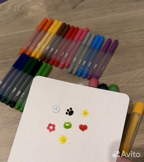 Фломастеры и штампы IKEA