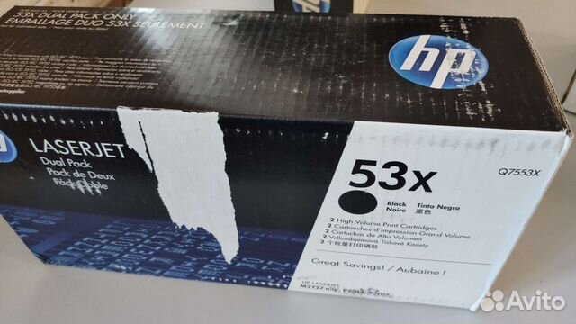 Картридж hp q7553x