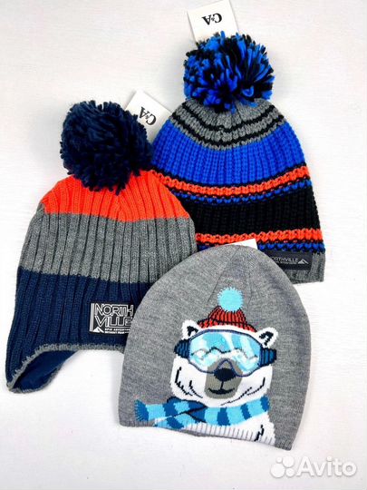 Шапка для девочки и мальчика 98 104 110 122 156