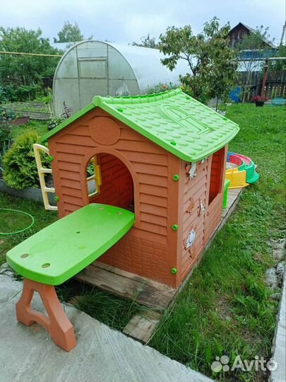 Детский игровой домик уличный пластиковый