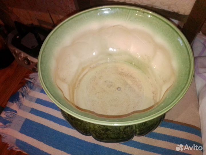 Керамический цветочный горшок