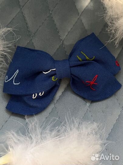 Бант для волос ручной работы