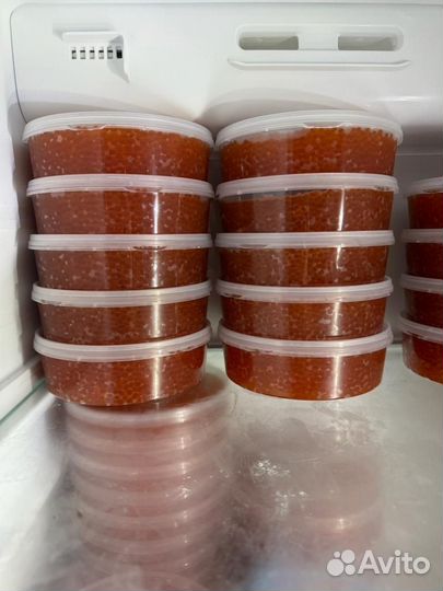 Красная икра кеты, горбуши