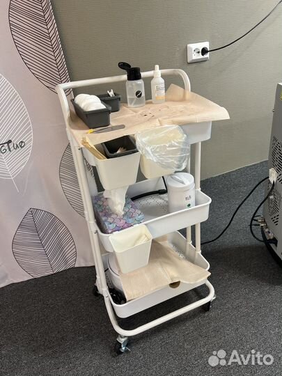 Тележка косметическая этажерка