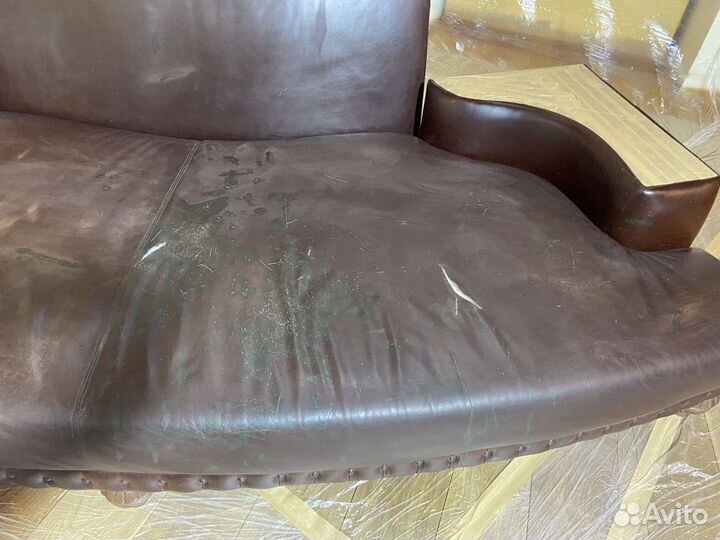 Реставрация, покраска кожаной мебели