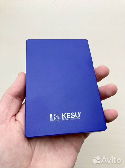 Внешний жёсткий диск 250 Gb синий