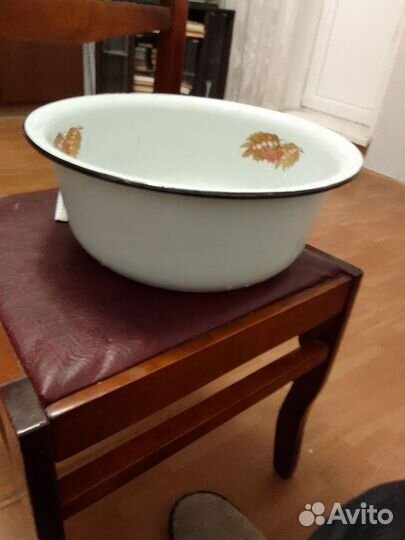 Тазик эмалированный