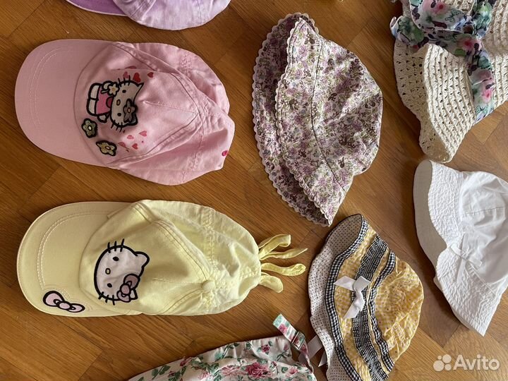 Детские панамы и кепки