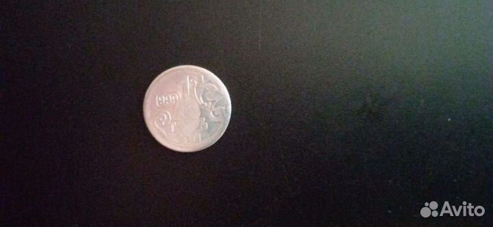 Водочный жетон серебряный